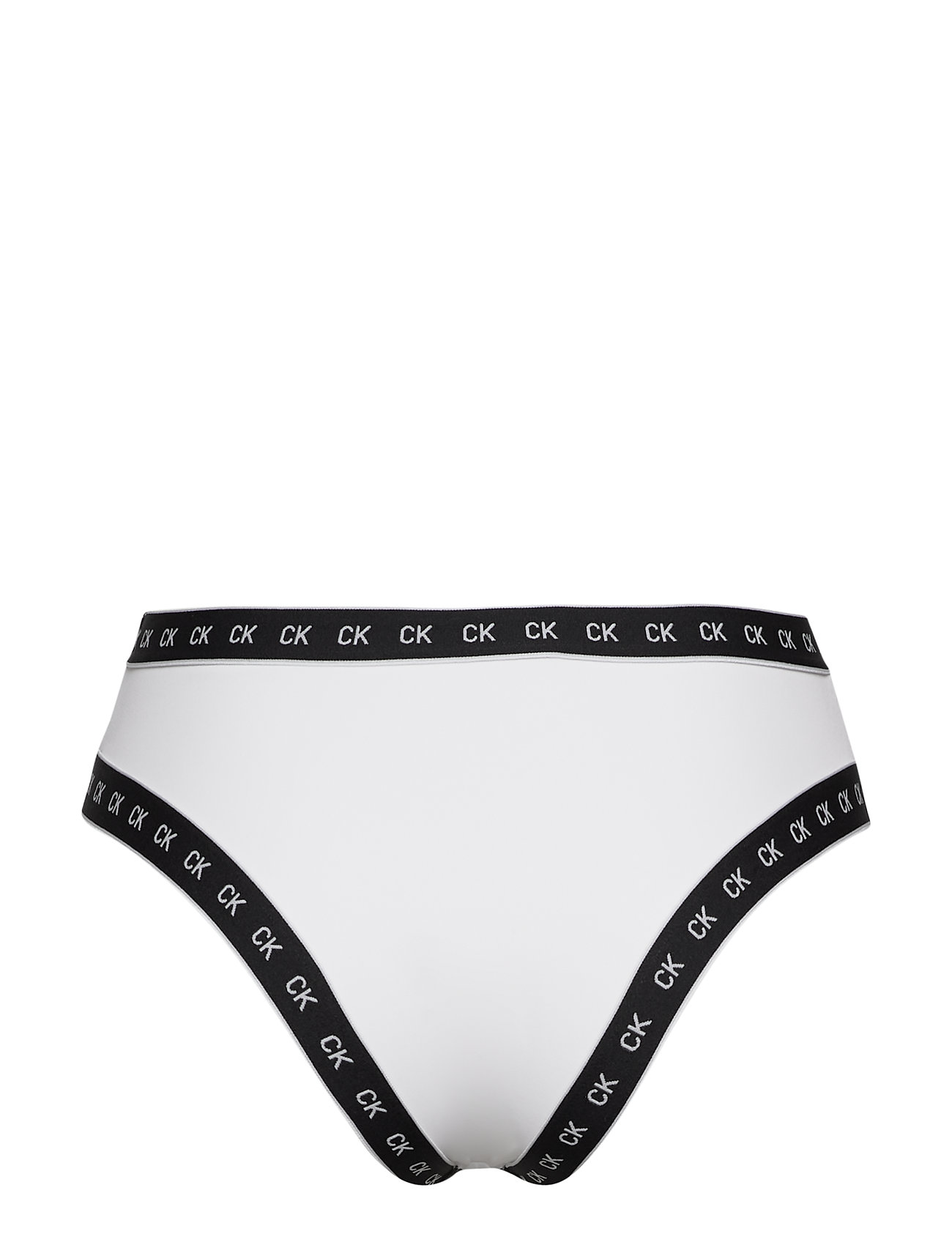 Calvin Klein Bikini Trusser High Leg Cheeky Biki Bikinitrusser Hvid