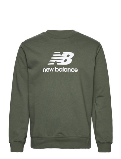 New Balance Essentials Stacked Logo French Terry Crewneck Sweats