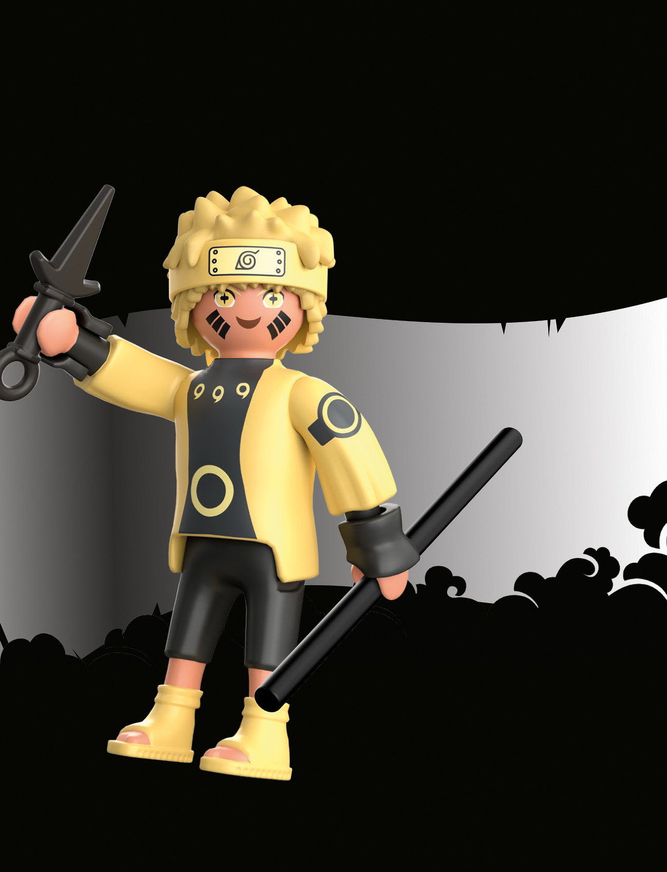 PLAYMOBIL Playmobil Naruto Naruto Rikudou Sennin Mode 71100