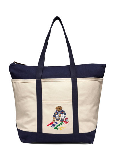 Polo Ralph Lauren Polo Bear Canvas Tote Shoppers Boozt