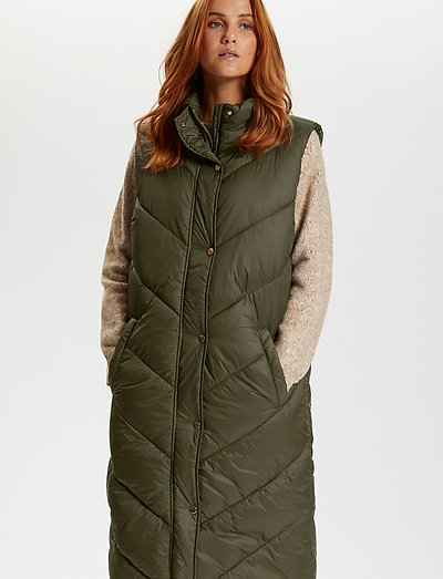 Saint Tropez Haylisz Long Vest Puffer Vests Boozt