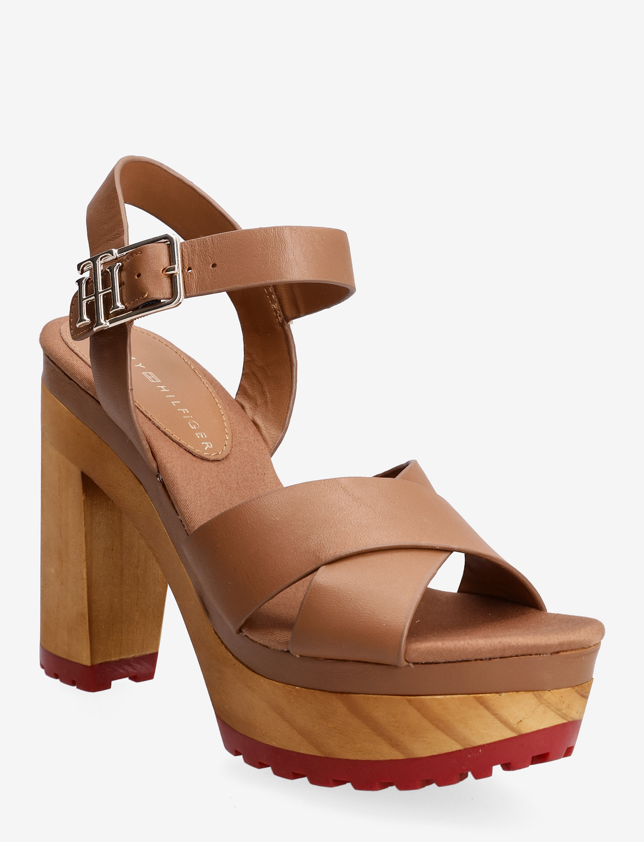 Tommy Hilfiger Feminine High Heel Clog Sandal Sandalen Boozt