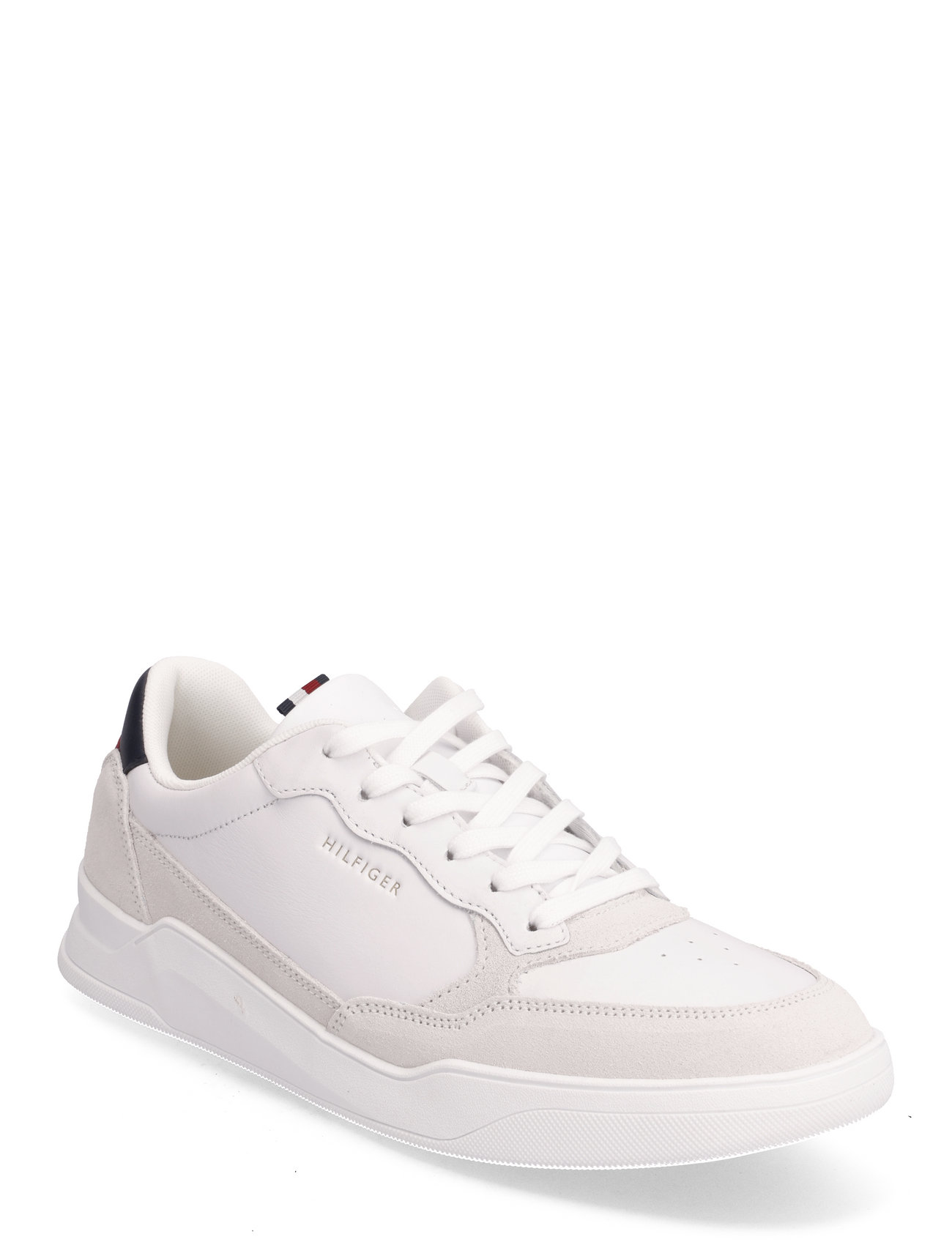 Tommy Hilfiger Elevated Cupsole Leather Mix Laag Sneakers Boozt