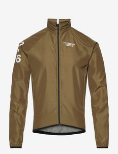 0202 Jacket Elite Micro L.Brown White - sportjassen - brown