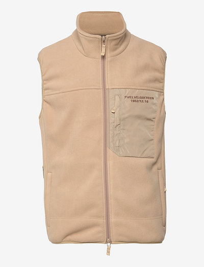 Fleece Vest - down- & padded jackets - beige