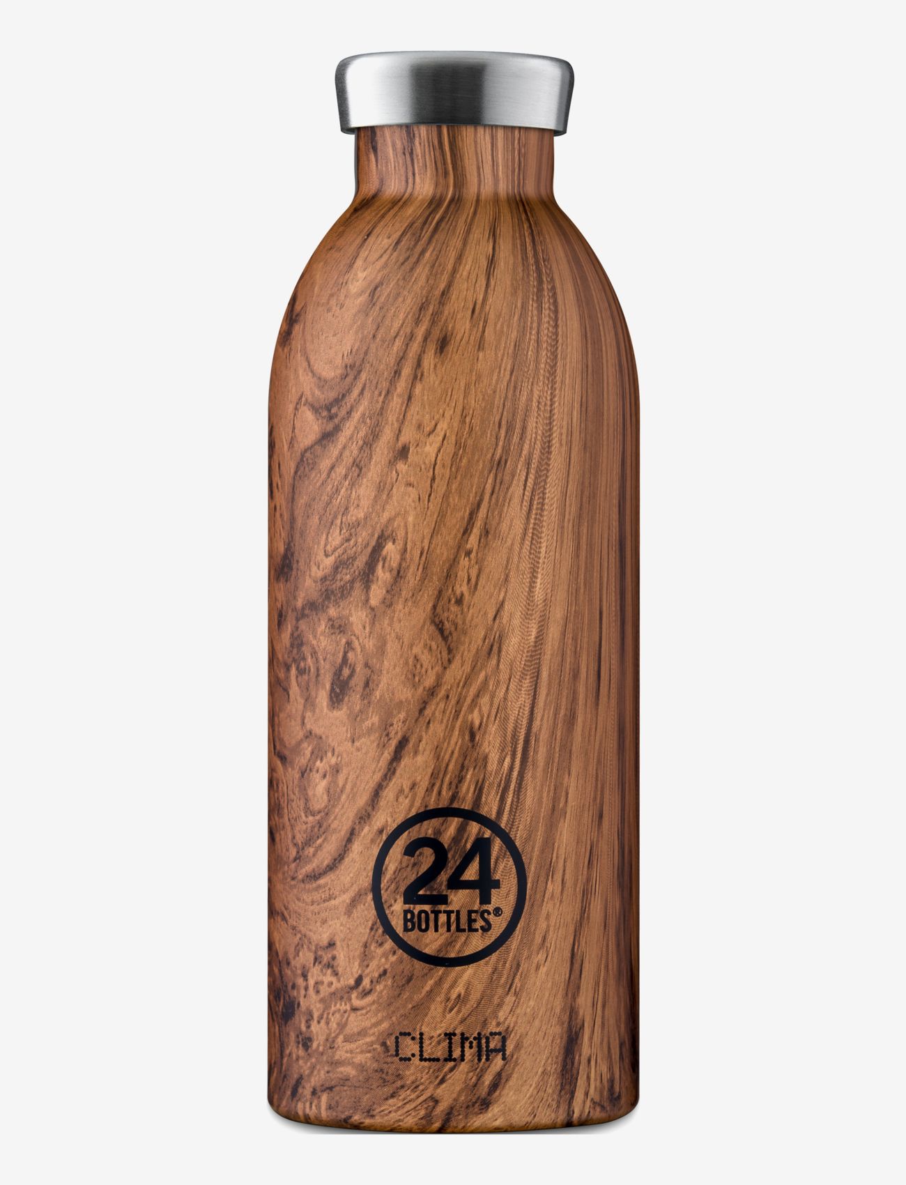 24bottles - Clima bottle - Ūdens pudeles un stikla pudeles - sequoia wood - 0