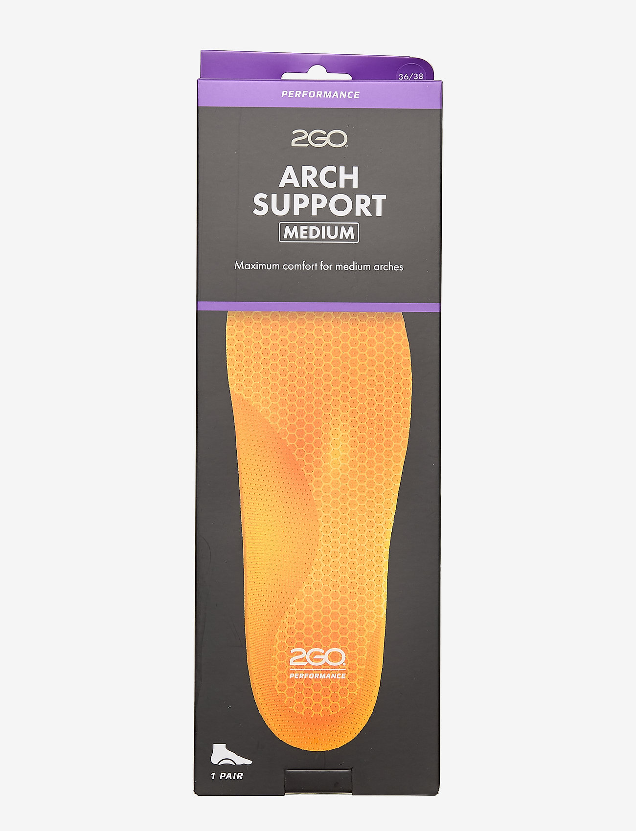 2GO - 2GO Arch Support Medium - zoles - orange - 0