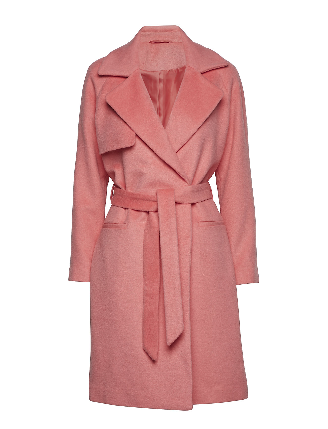 2Nd Livia Wollen Jas Lange Roze 2Ndday 2ndday kopen in de aanbieding