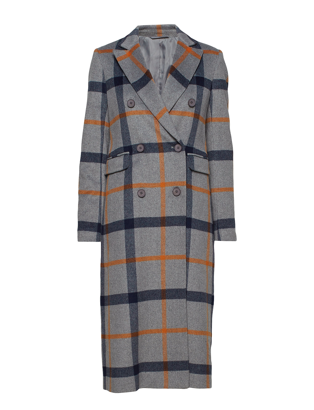 2Nd Duster Checked Wollen Jas Lange Grijs 2Ndday 2ndday kopen in de aanbieding 2Nd Duster Checked Wollen Jas Lange Grijs 2Ndday 2ndday kopen in de aanbieding