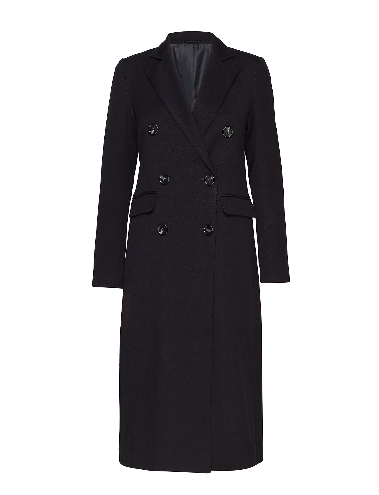 2Nd Duster Wollen Jas Lange Zwart 2Ndday 2ndday kopen in de aanbieding