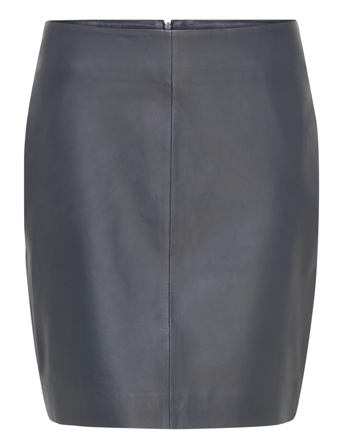 2NDDAY 2Nd Ceciliana - Classic Leather, 38, Grey, Nederdele > Korte Nederdele, Dame