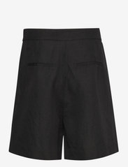 2NDDAY - 2ND Ozark - Cotton Linen Slub - casual shorts - deep black - 2