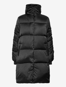 2ND Puff - Winter Satin - winter coats - jet black