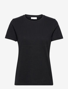 2ND Frost TT - Essential Cotton Jer - t-shirts - jet black
