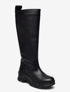 2ND Walker - Boot Leather - flade ankelstøvler - black
