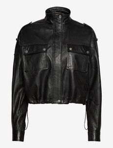 2ND Rudy - Classic Leather - læderjakker - black