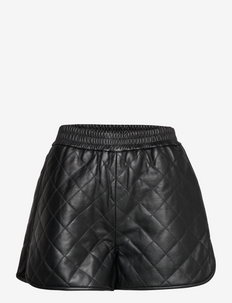 2ND Gates - Refined Leather - casual shorts - deep black