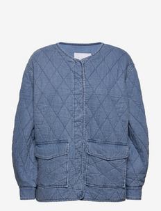2ND Braxton TT - Quilted Chambray - quilted jackets - light blue