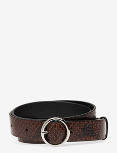2ND Nori - Snake Leather - ceintures - brown patina