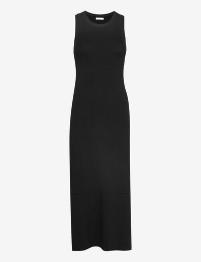 2ND Diana - Knit Viscose - sukienki dopasowane - deep black