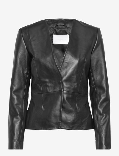 2ND Fox - Refined Leather - vestes en cuir - jet black