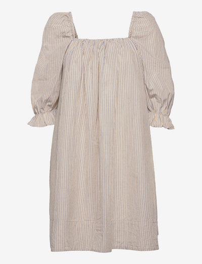 2ND Tiana Stripe - korta klänningar - taos taupe
