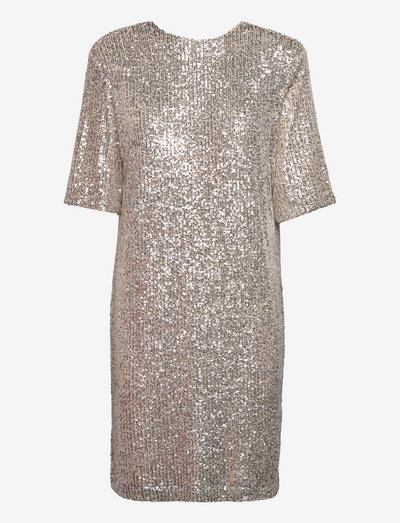 2ND Scarlett - Sensual Glam - suknelės su žvyneliais - silver