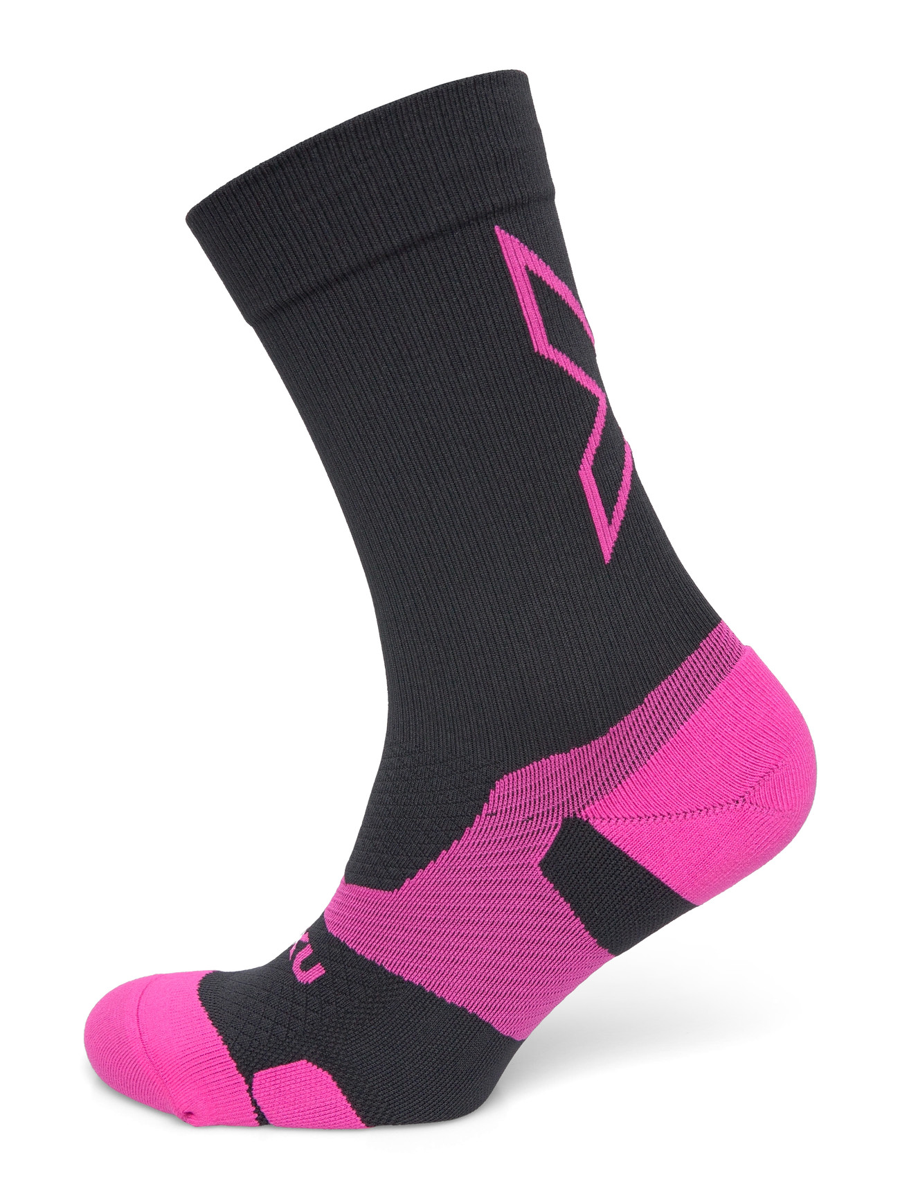 2XU Vectr Light Cushion Crew Socks, M, Black, Sport Clothing > Sport Socks, Dame