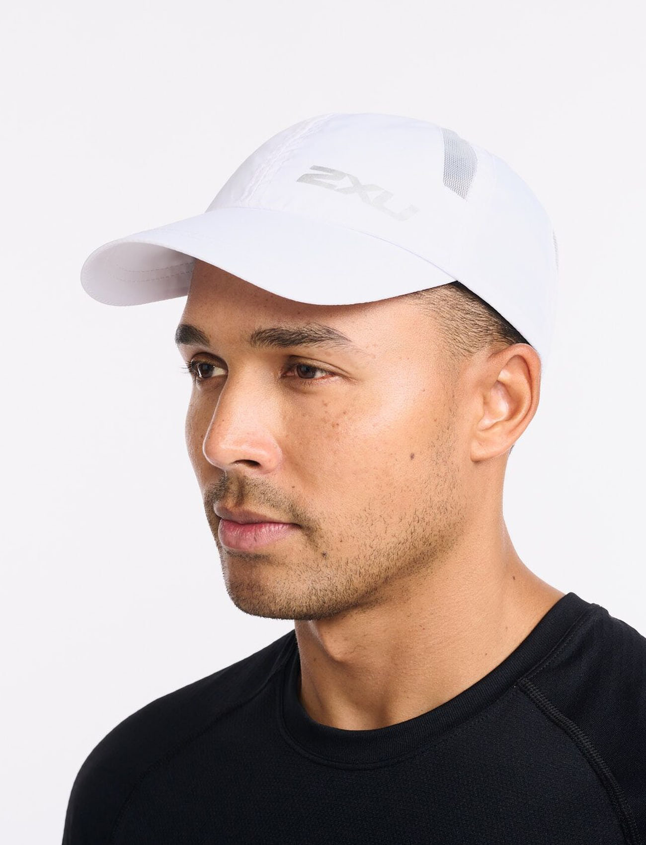 2XU Run Cap, One Size, White, Hovedbeklædning > Kasketter, Dame
