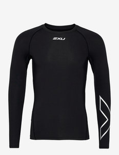 CORE COMPRESSION LONG SLEEVE - longsleeved tops - black/silver
