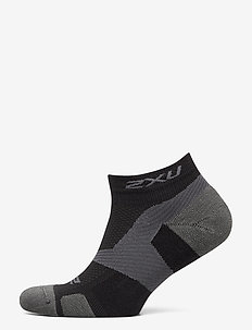 VECTR MERINO LC 1/4 CREW SOCK - chaussettes de yoga - black/titanium