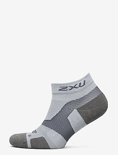 VECTR MERINO LC 1/4 CREW SOCK - yogasokker - grey/grey