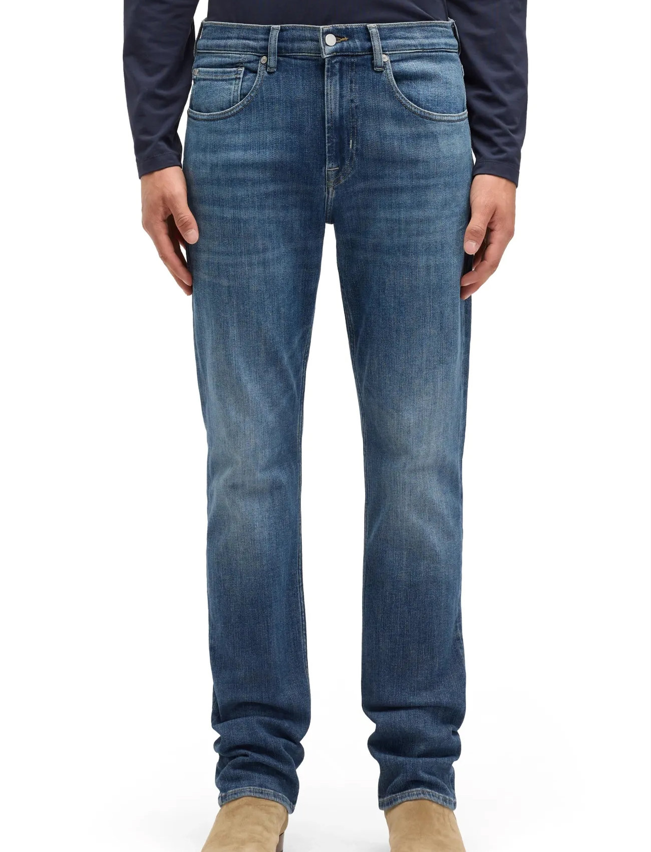 7 For All Mankind The Straight Estate, 36 x 34, Blue, Jeans > Almindelige, Herre