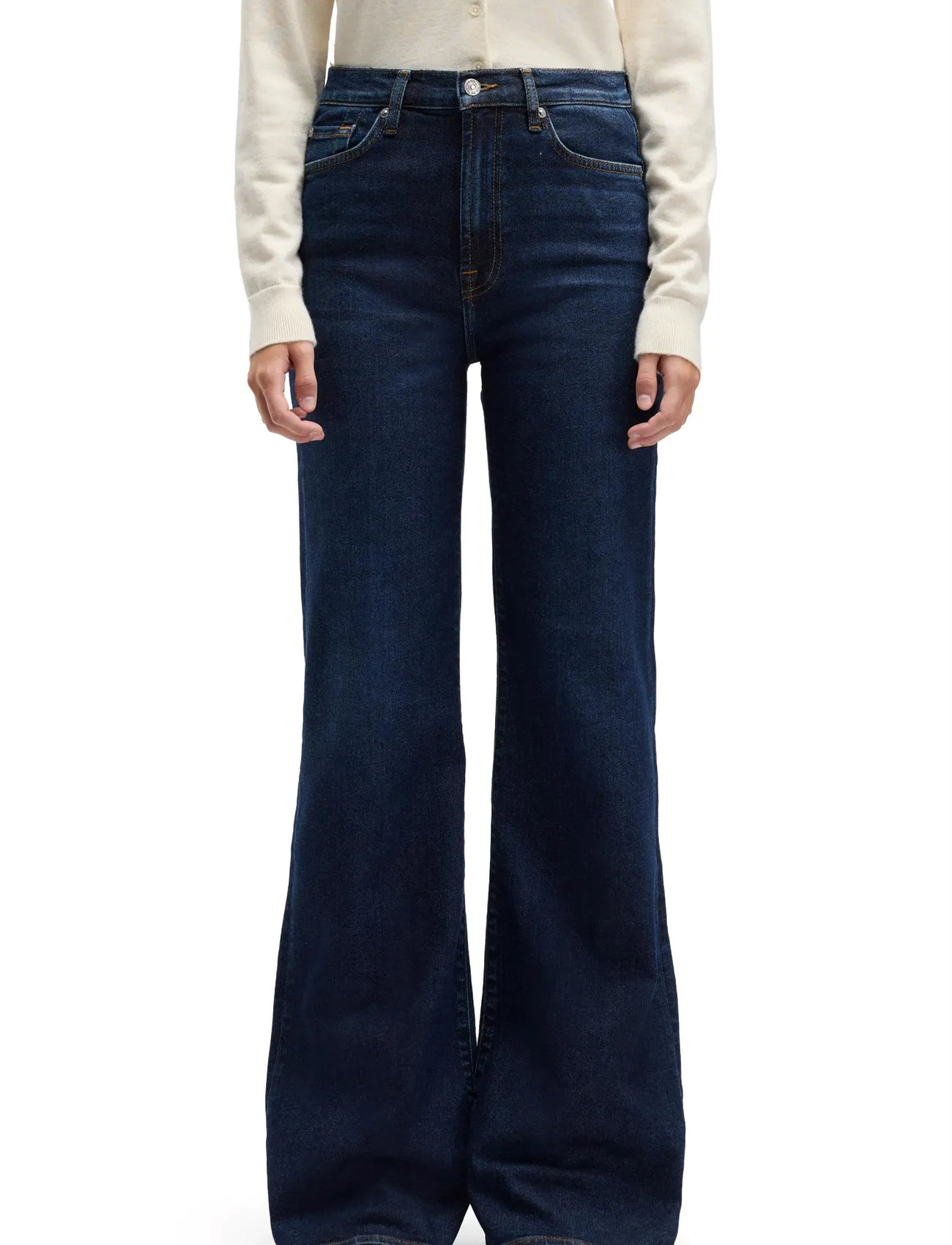 7 For All Mankind Modern Dojo Bluecrest, 31 x 34, Blue, Jeans > Boot Cut, Dame