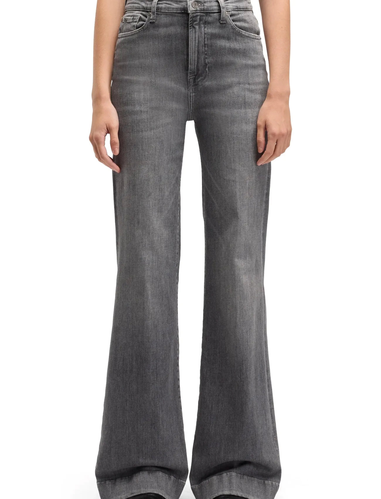 7 For All Mankind Modern Dojo Soho Grey, 29 x 34, Grey, Jeans > Boot Cut, Dame