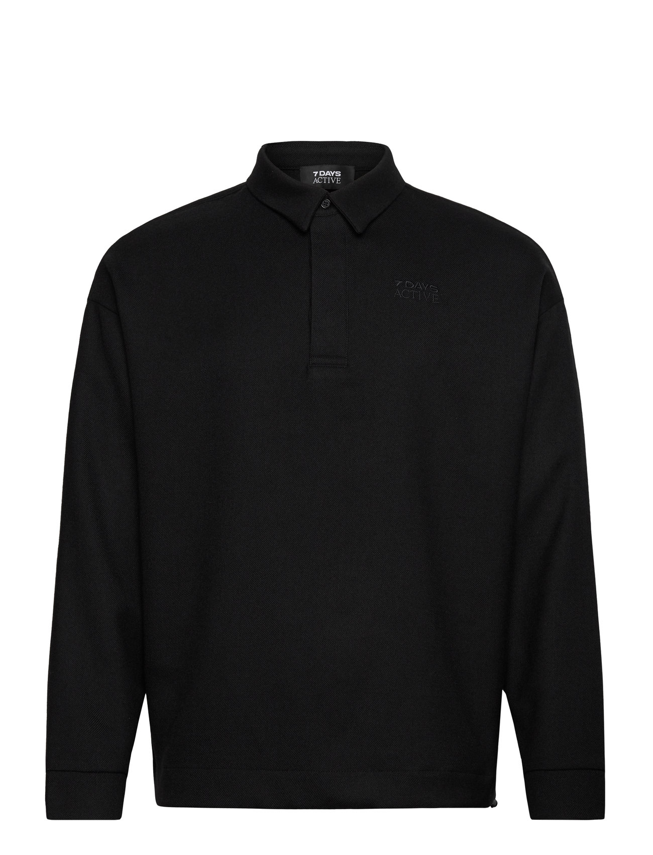 7 DAYS ACTIVE Polo Over Shirt Schwarz - M - Damen