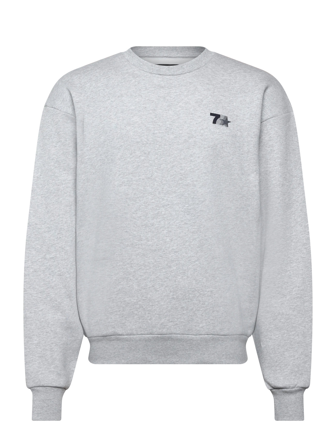 7 DAYS ACTIVE Organic Graphic Regular Crewneck Grau - XXL - Damen