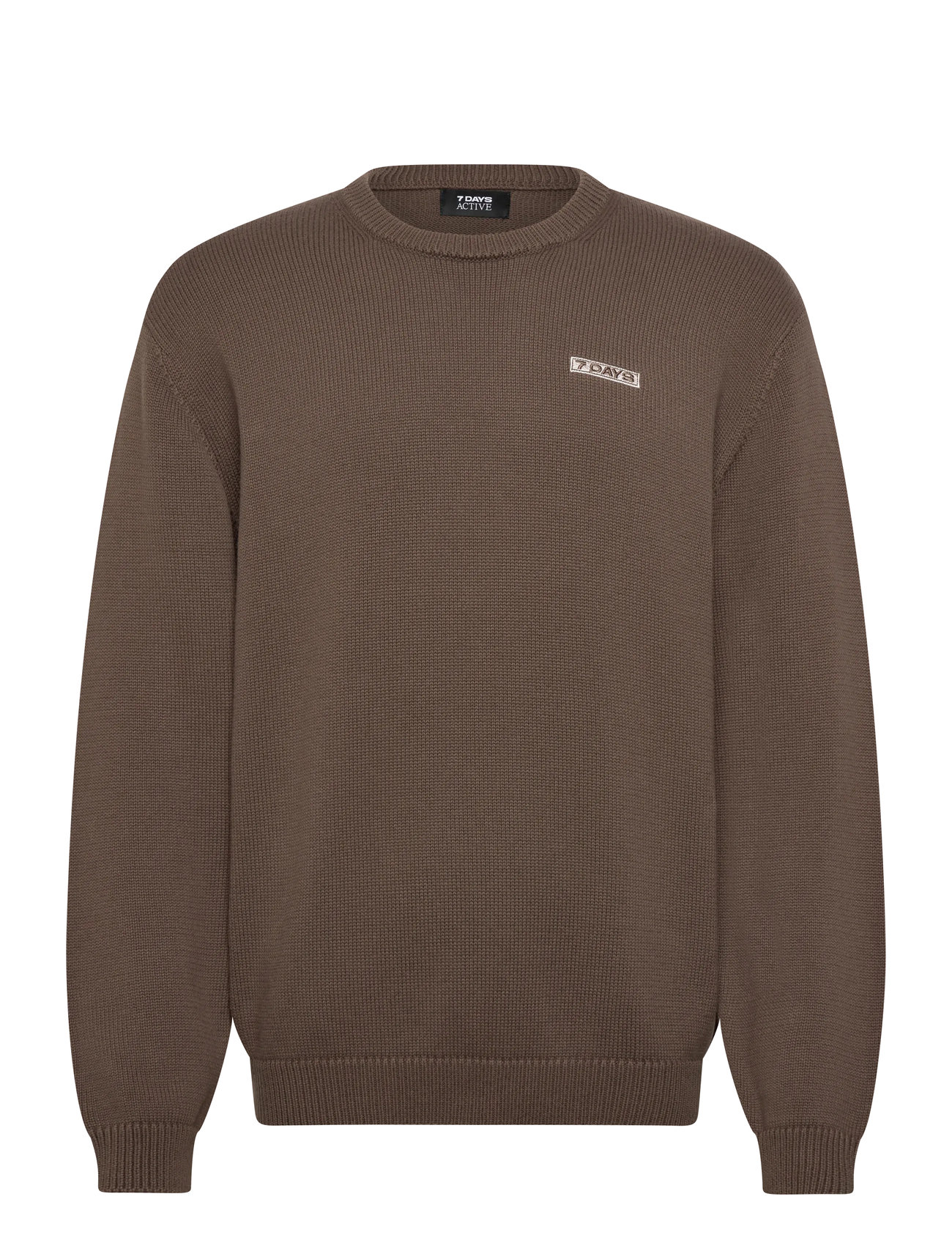 7 DAYS ACTIVE Knit Jumper Khaki - M - Herren