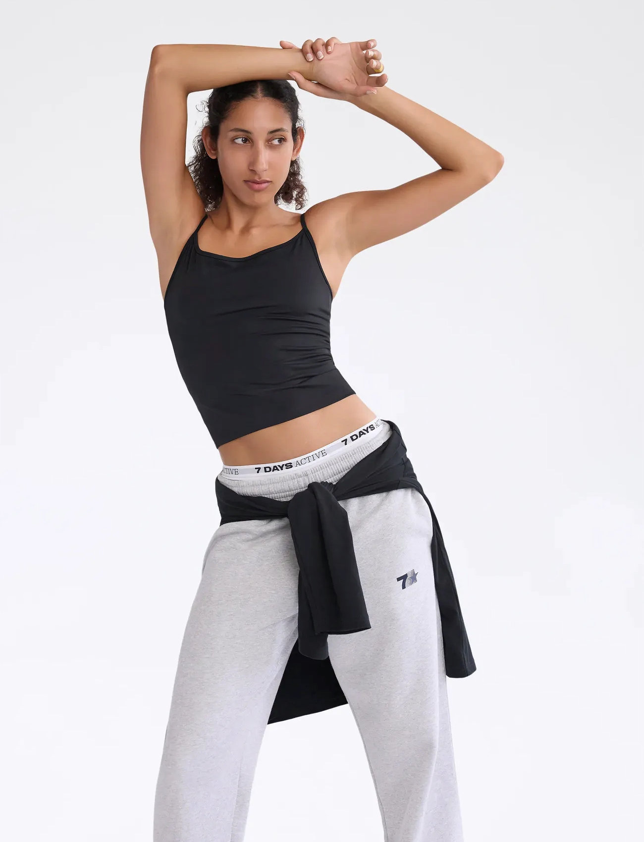 7 DAYS Active Training Strap Top, M, Black, Sports Overdele & T-shirts > Sport Tank Overdele, Dame