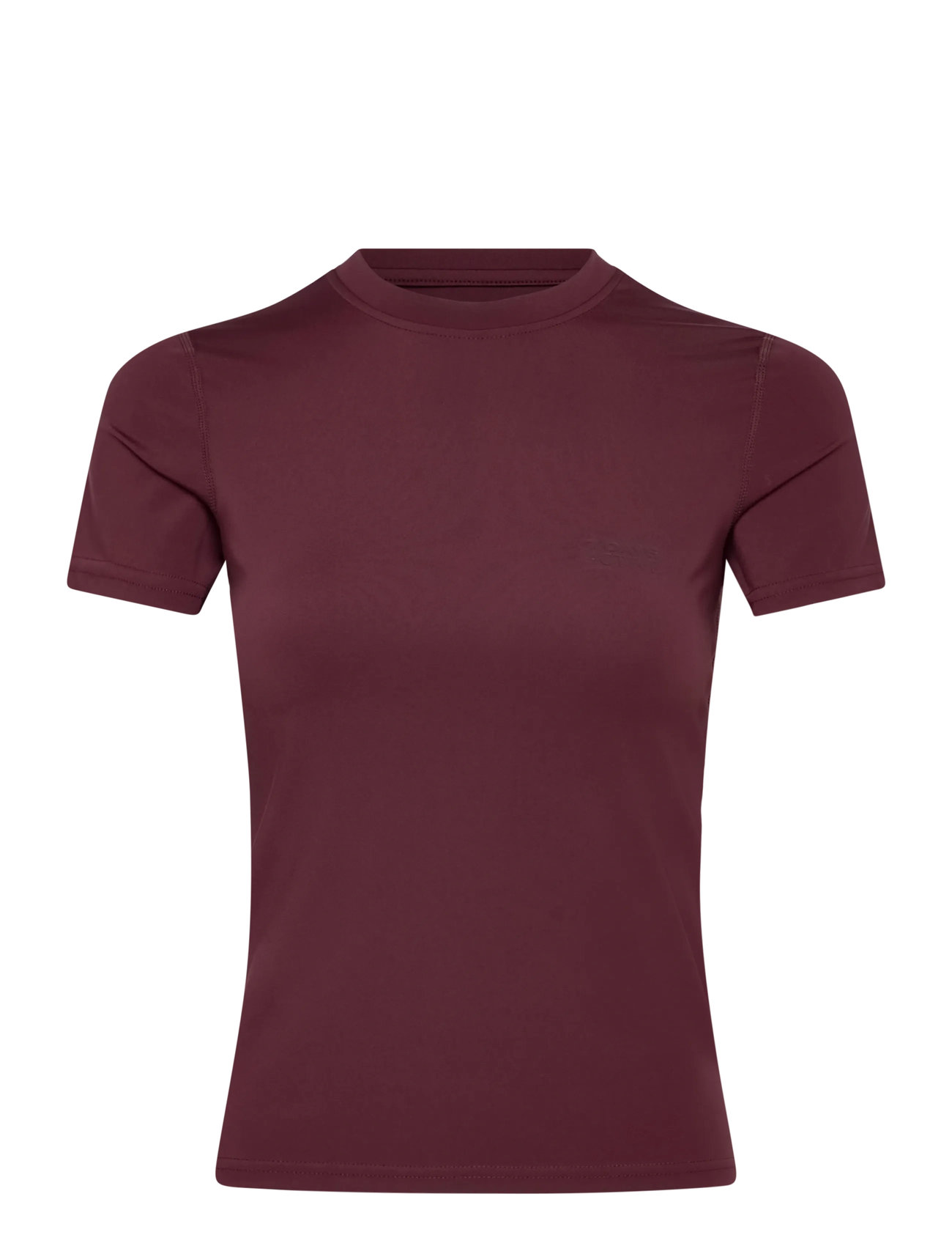 7 DAYS Active Womens Short Sleeve Training Tee, S, Burgundy, Sports Overdele & T-shirts > Sport T-shirts, Dame