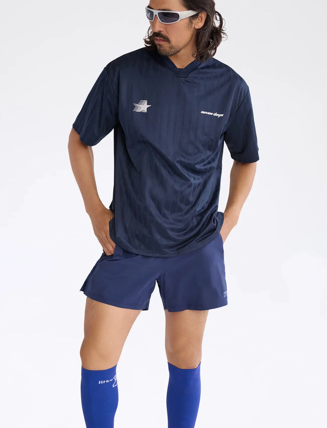 7 DAYS Active Training Shorts, XXL, Navy, Sport Shorts > Sport Training Shorts, Herre