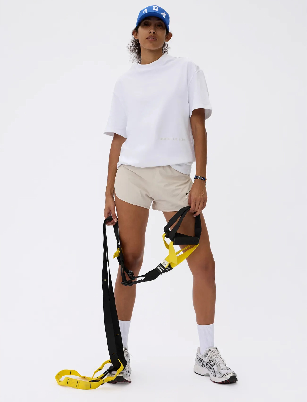 7 DAYS Active Organic Regular Globe Tee, XS, White, Sports Overdele & T-shirts > Sport T-shirts, Dame