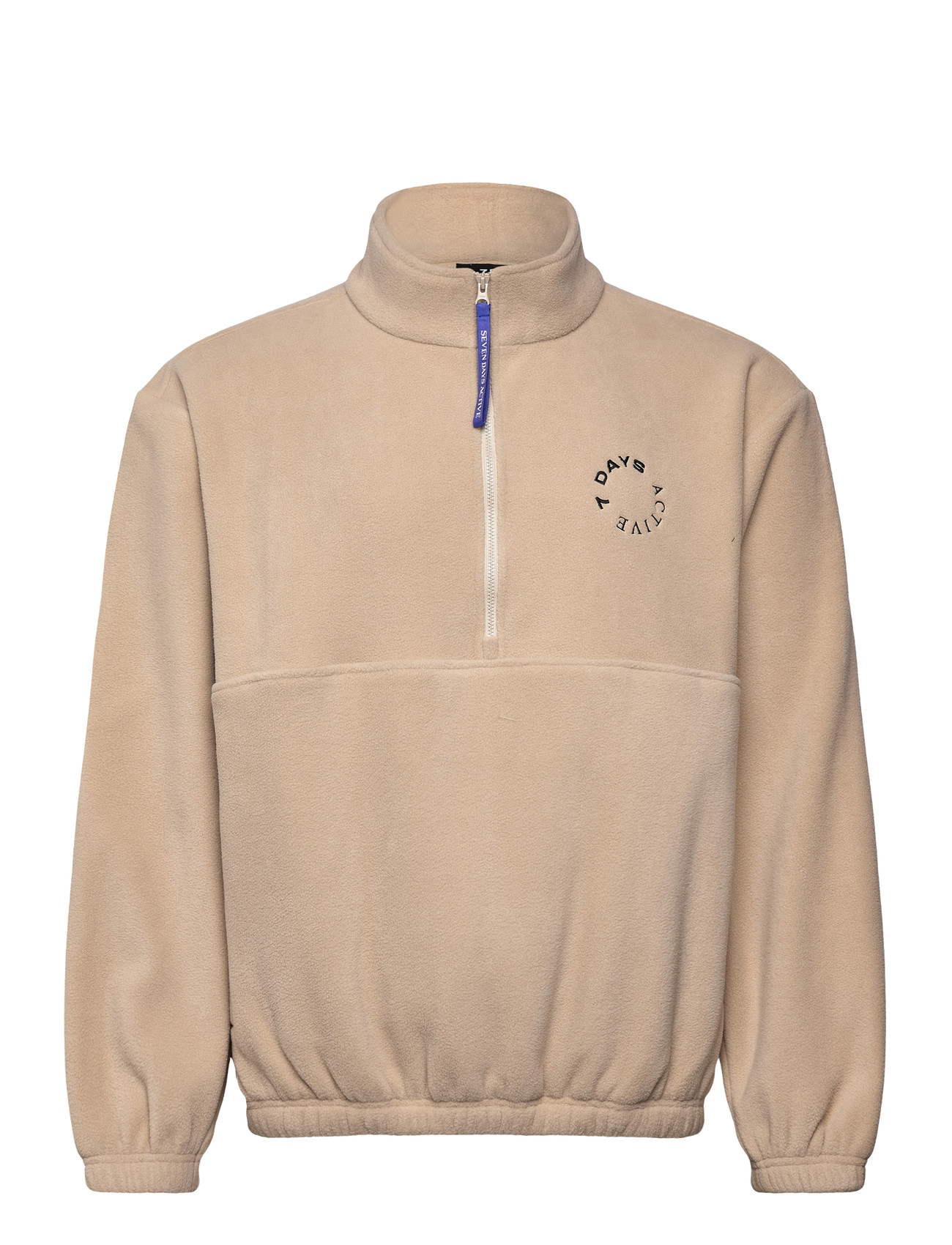7 DAYS ACTIVE Regular Half Zip Fleece Beige - XS - Damen