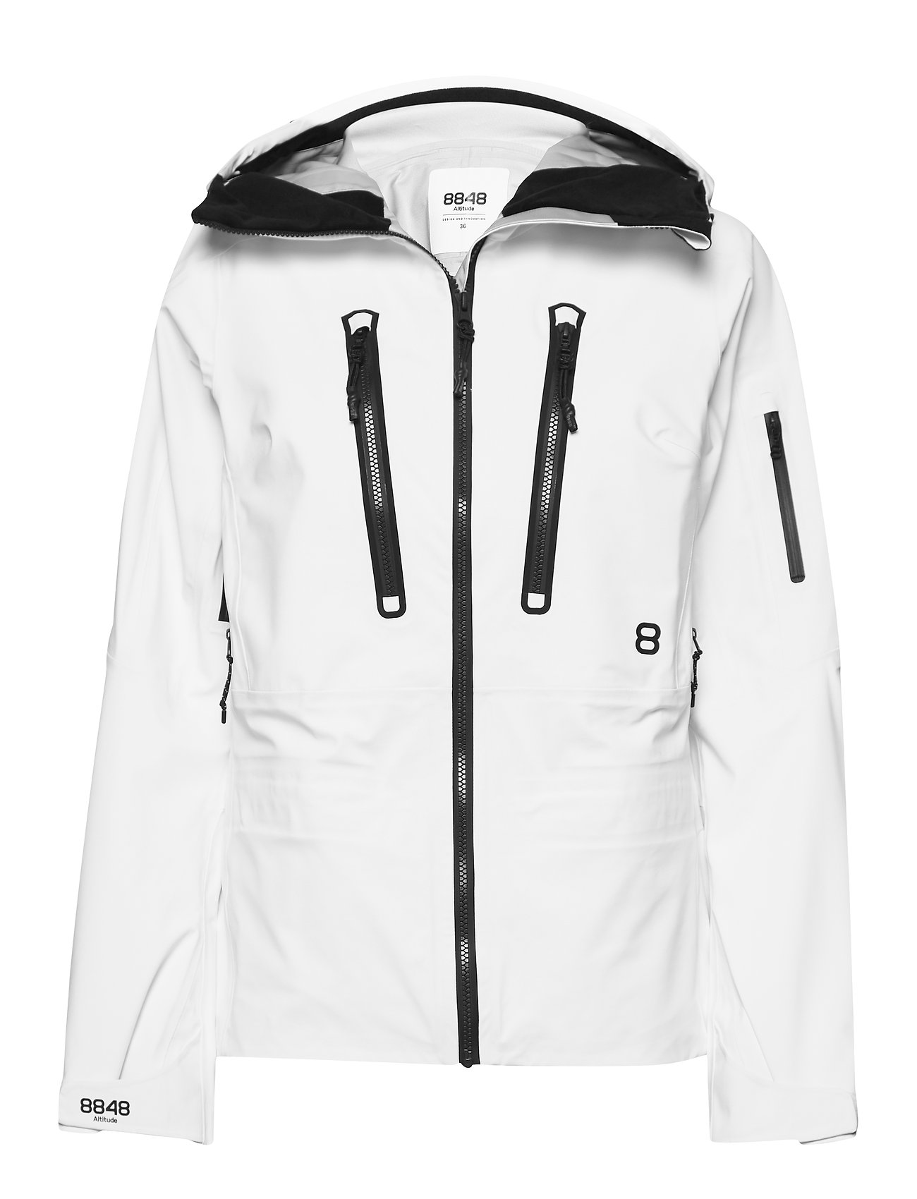 8848 Altitude jakker – Pow W Jacket Outerwear Sport Jackets Hvid 8848 Altitude til dame Sort - Pashion.dk