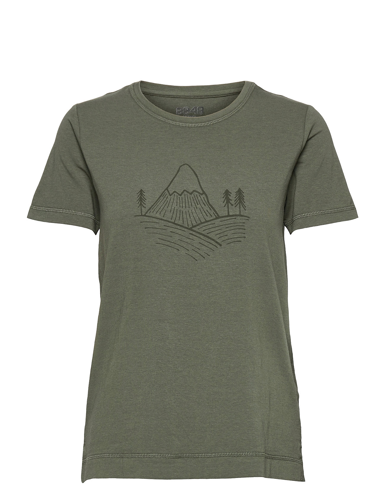 Leiria W Tee T-shirts & Tops Short-sleeved Vihreä 8848 Altitude