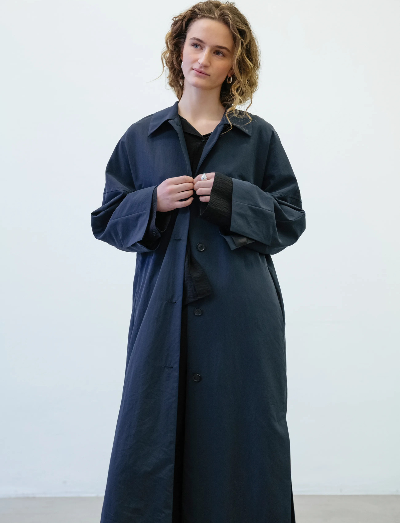 A Part Of The Art Lyric Trench Coat