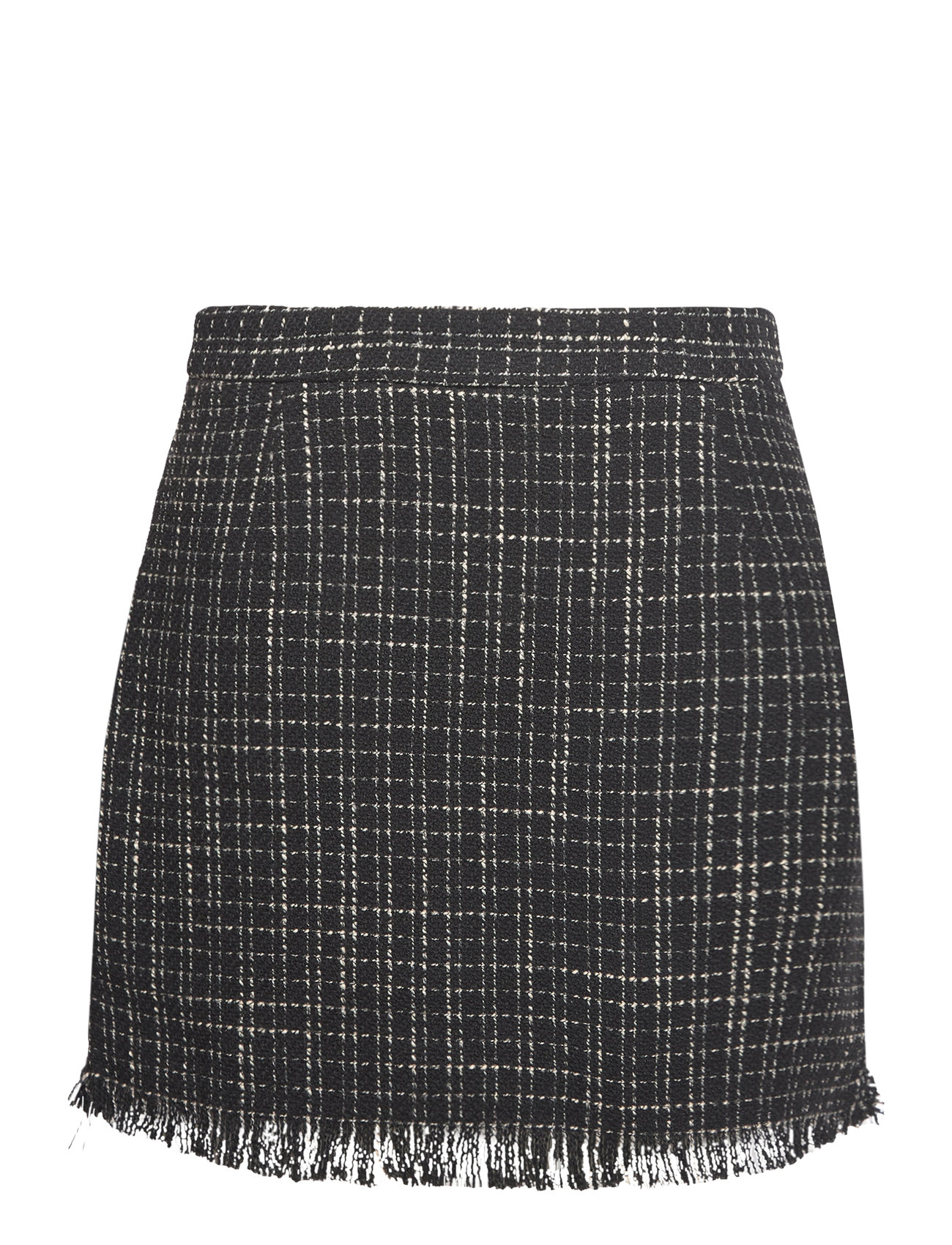Diana Boucle Skirt Kort Nederdel Black A-View