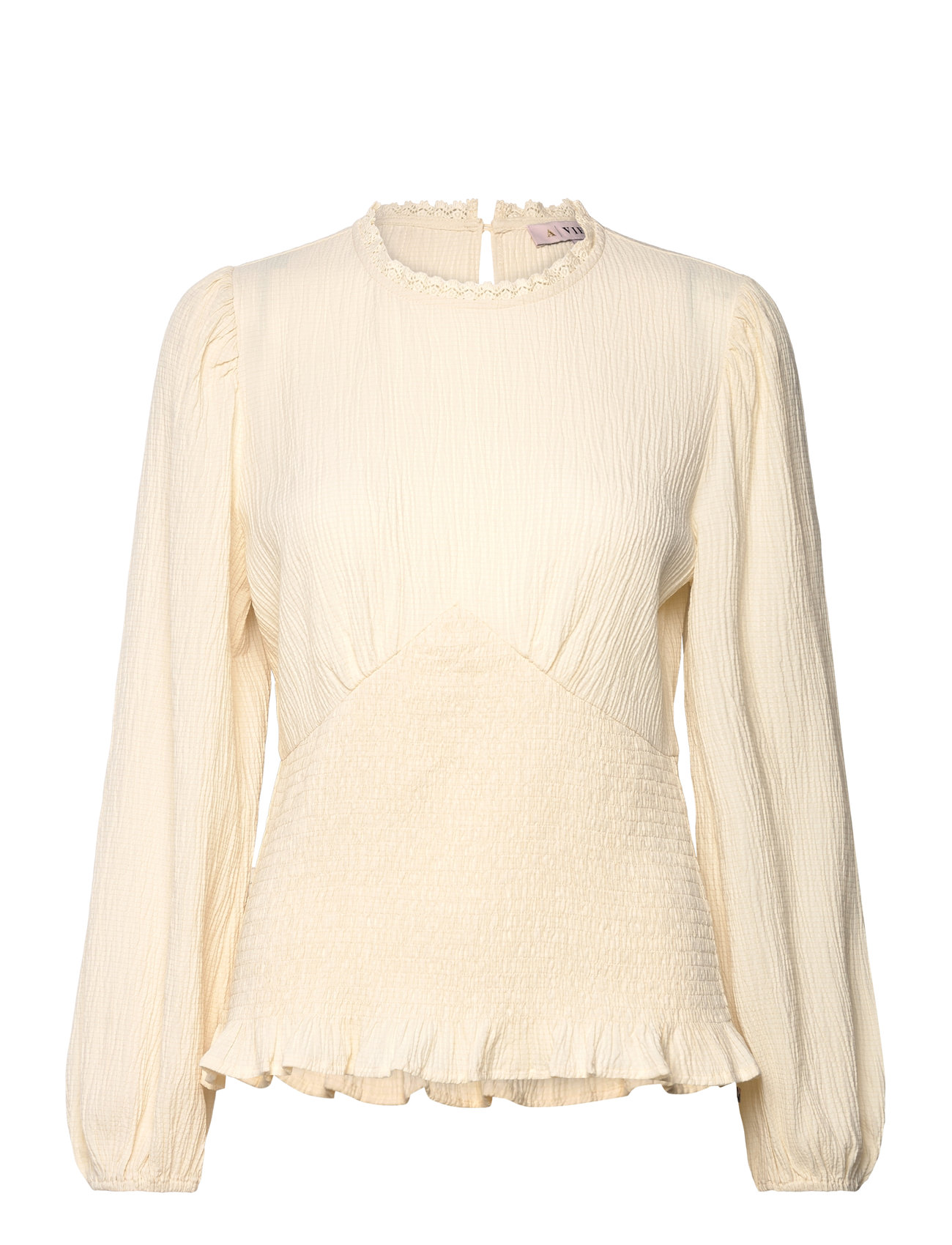 A-VIEW Helen Bluse Cream - 34 - Damen
