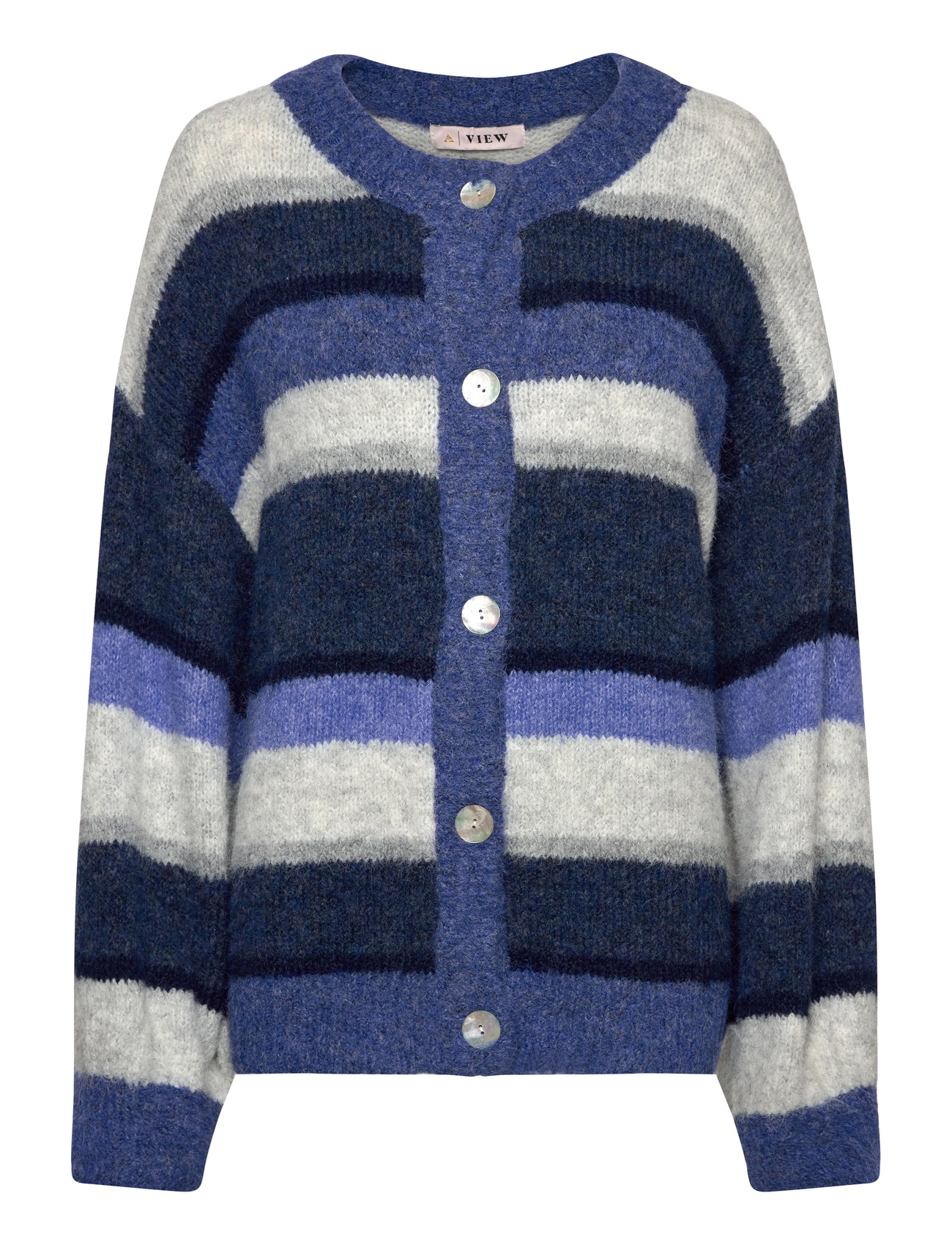 A-VIEW Patrisia Stripe Cardigan Blau - S - Damen