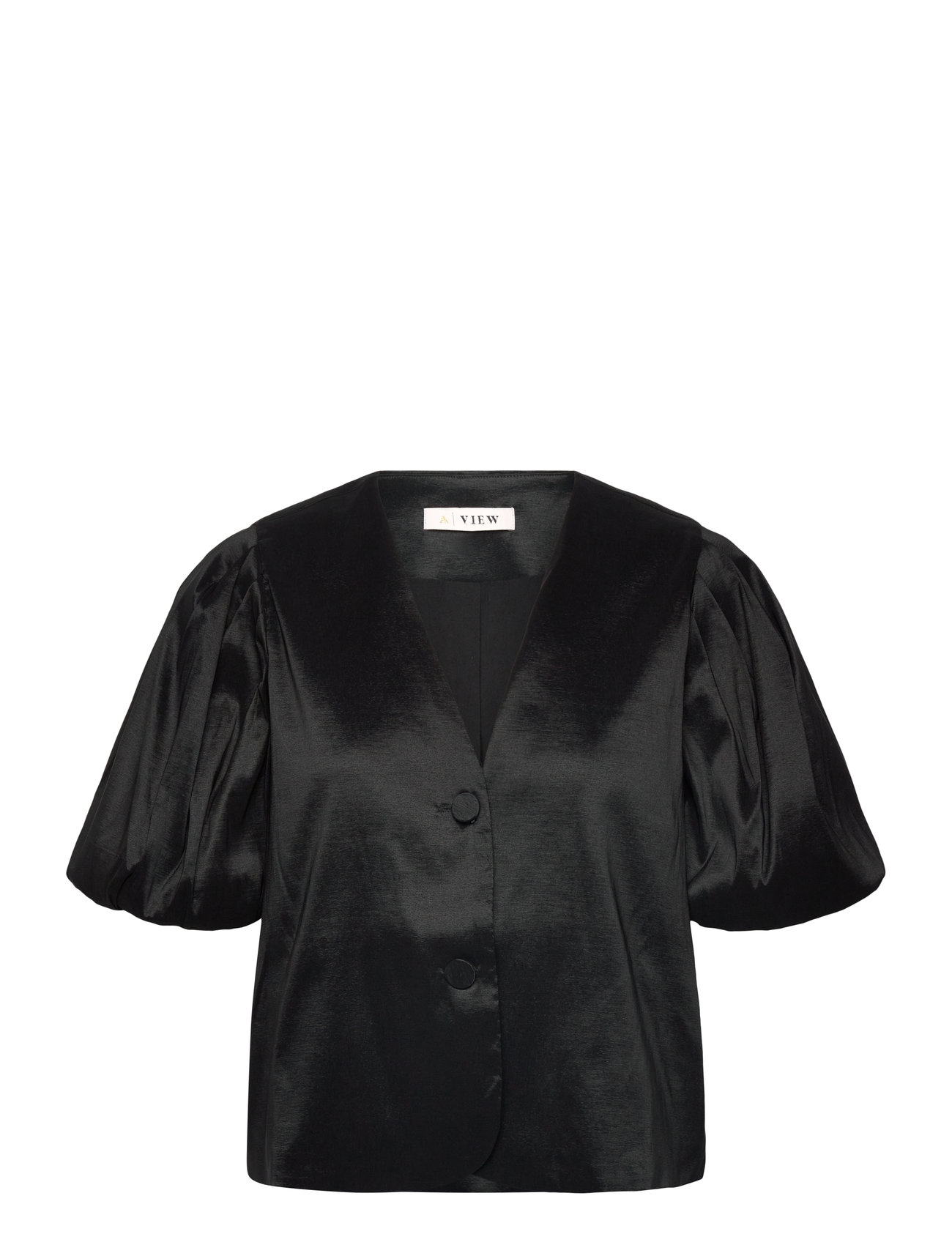 A-View Christa Jacket, 38, Black, Bluser > Kortærmede, Dame